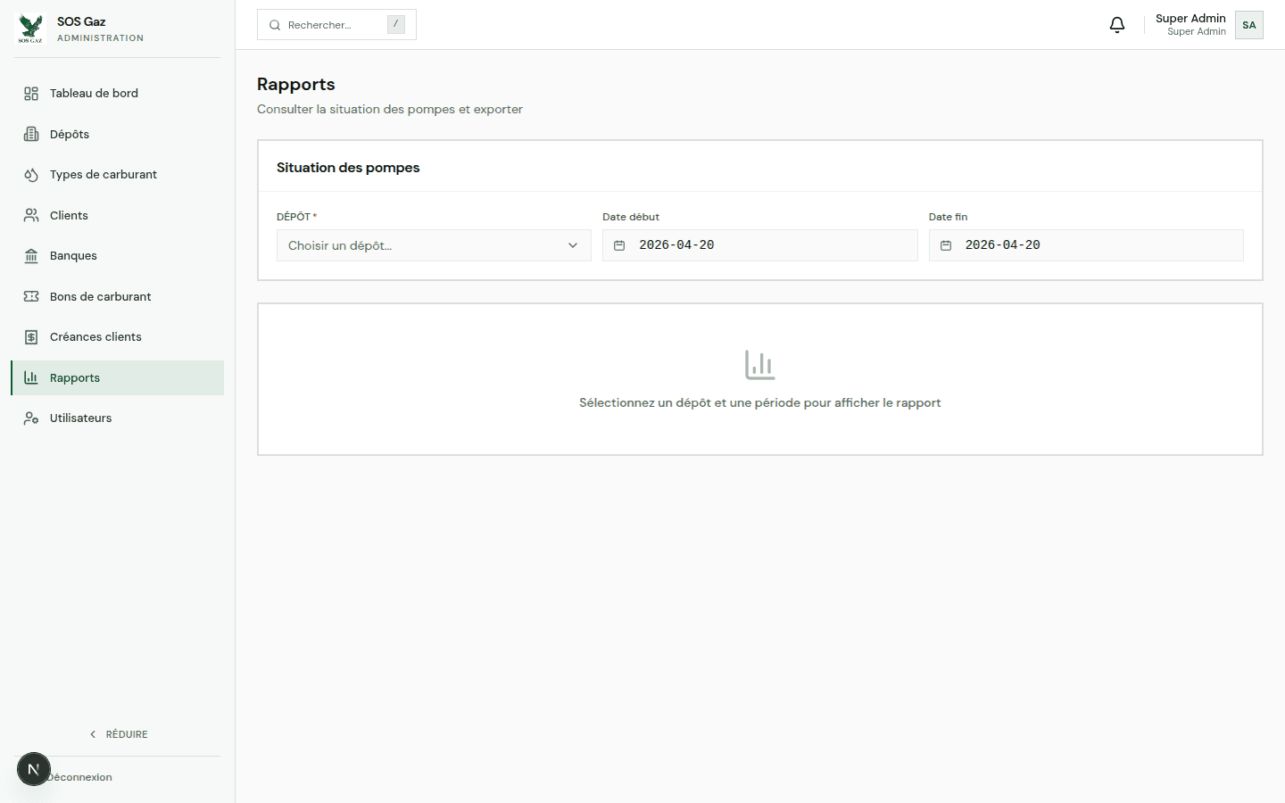 Gestion stations-service — capture 8